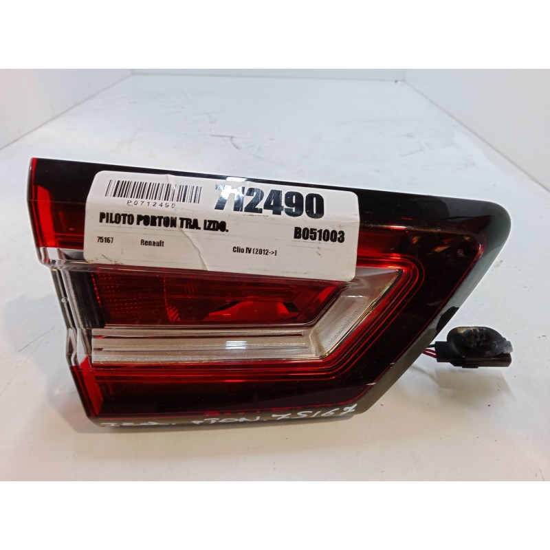 Recambio de piloto trasero porton izquierdo para renault clio iv (bh_) 0.9 tce 90 referencia OEM IAM   