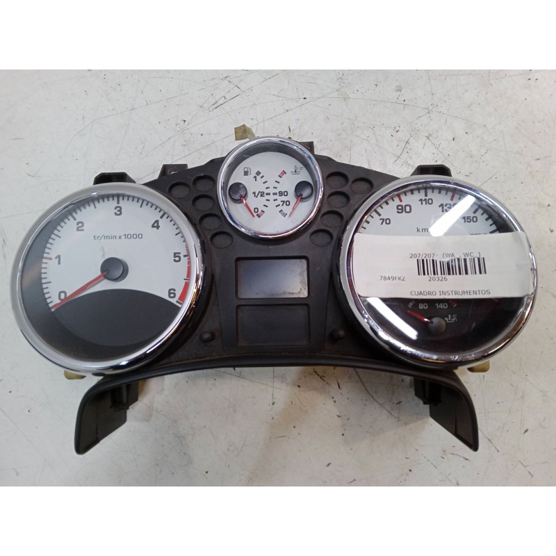 Recambio de cuadro instrumentos para peugeot 207/207+ (wa_, wc_) 1.6 hdi referencia OEM IAM 9662904980 A2C53190342 A2C53065549