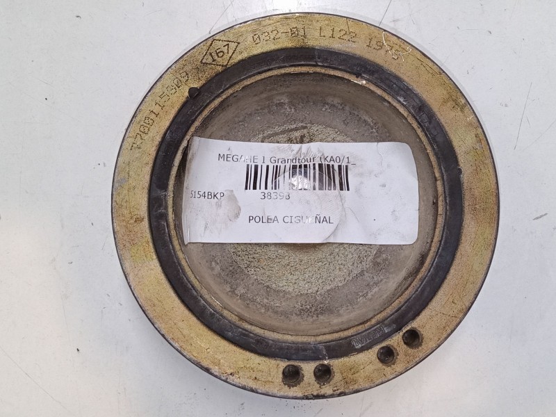 Recambio de polea cigueñal para renault megane i grandtour (ka0/1_) 1.9 dci (ka05, ka1f) referencia OEM IAM 7701065995  