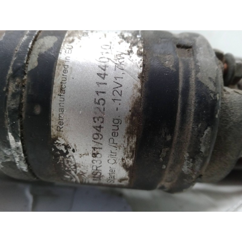 Recambio de motor arranque para citroën c15 furgoneta/monovolumen (vd_) 1.1 referencia OEM IAM MSR381/943251144010  