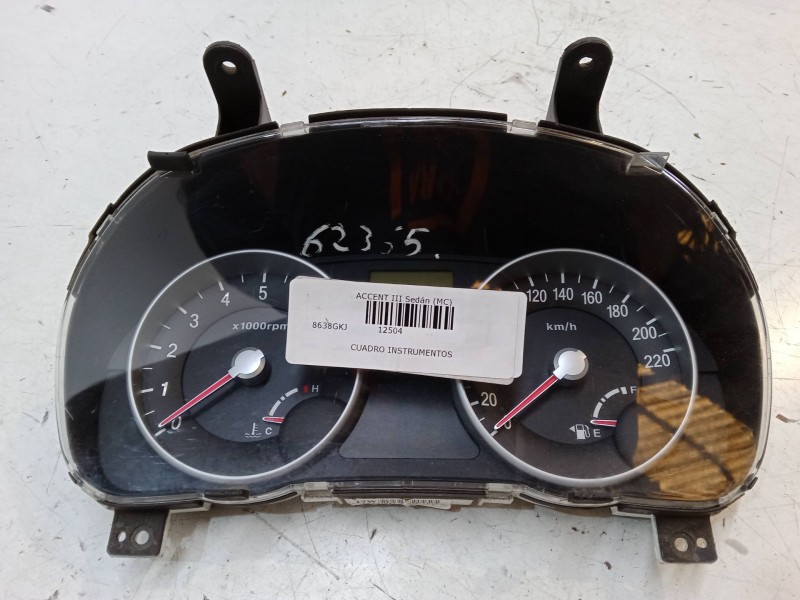 Recambio de cuadro instrumentos para hyundai accent iii sedán (mc) 1.6 gls referencia OEM IAM 940031E180  