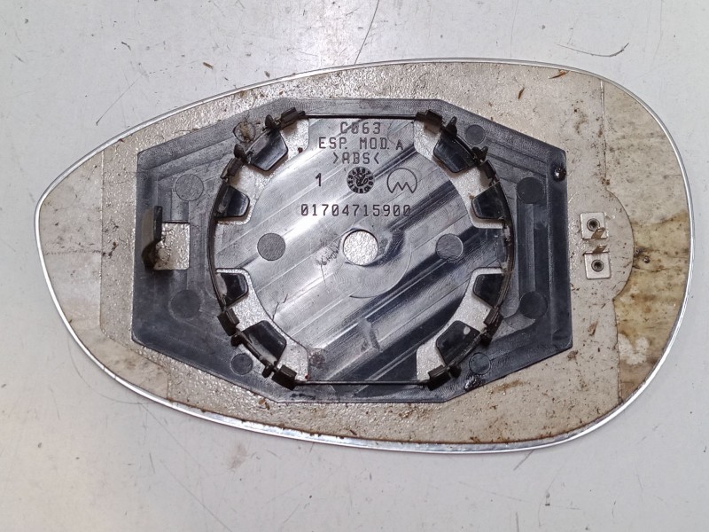 Recambio de cristal retrovisor derecho para fiat punto (188_) 1.2 60 (188.030, .050, .130, .150, .230, .250) referencia OEM IAM 