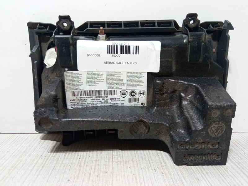 Recambio de airbag salpicadero para fiat 500 (312_) 1.2 (312axa1a) referencia OEM IAM 735463882 735463882 609218100