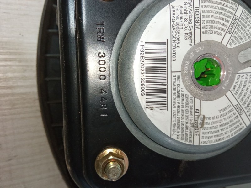 Recambio de airbag volante para fiat punto (188_) 1.2 60 (188.030, .050, .130, .150, .230, .250) referencia OEM IAM   