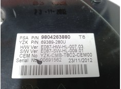 Recambio de cuadro instrumentos para peugeot 5008 (0u_, 0e_) 1.6 hdi referencia OEM IAM 9804263880  69389-280U 2