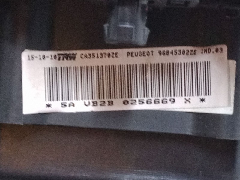 Recambio de airbag volante para peugeot 5008 (0u_, 0e_) 1.6 hdi referencia OEM IAM 96845302ZE  