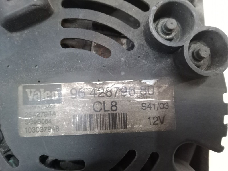 Recambio de alternador para citroën c2 (jm_) 1.4 referencia OEM IAM 9642879680 SG9B064 2542794A