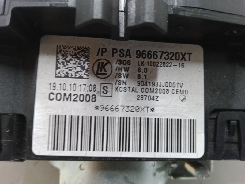 Recambio de mando luces para peugeot 5008 (0u_, 0e_) 1.6 hdi referencia OEM IAM 96667320XT  COM2008