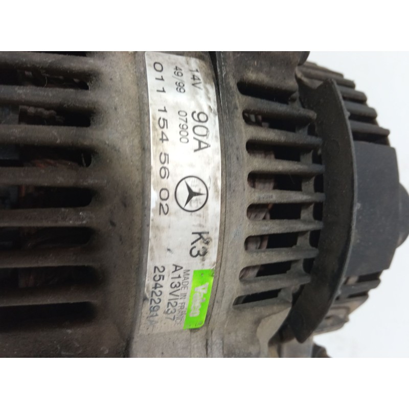 Recambio de alternador para mercedes-benz clase a (w168) a 140 (168.031, 168.131) referencia OEM IAM 0111545602 A13VI237 2542291