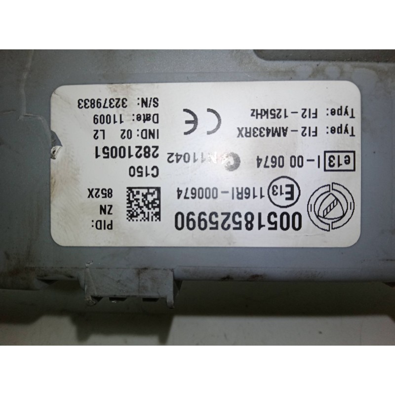 Recambio de caja reles / fusibles para fiat 500 c (312_) 1.2 (312cxa1a, 312axa1a) referencia OEM IAM FIAT00518525990  DELPHI 282