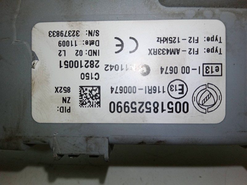 Recambio de caja reles / fusibles para fiat 500 c (312_) 1.2 (312cxa1a, 312axa1a) referencia OEM IAM FIAT00518525990  DELPHI 282