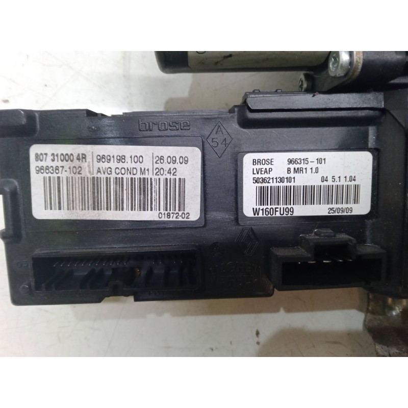 Recambio de elevalunas electrico delantero izquierdo para renault megane iii hatchback (bz0/1_, b3_) 1.5 dci referencia OEM IAM 