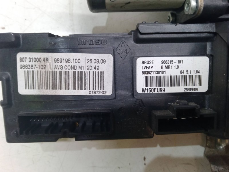 Recambio de elevalunas electrico delantero izquierdo para renault megane iii hatchback (bz0/1_, b3_) 1.5 dci referencia OEM IAM 