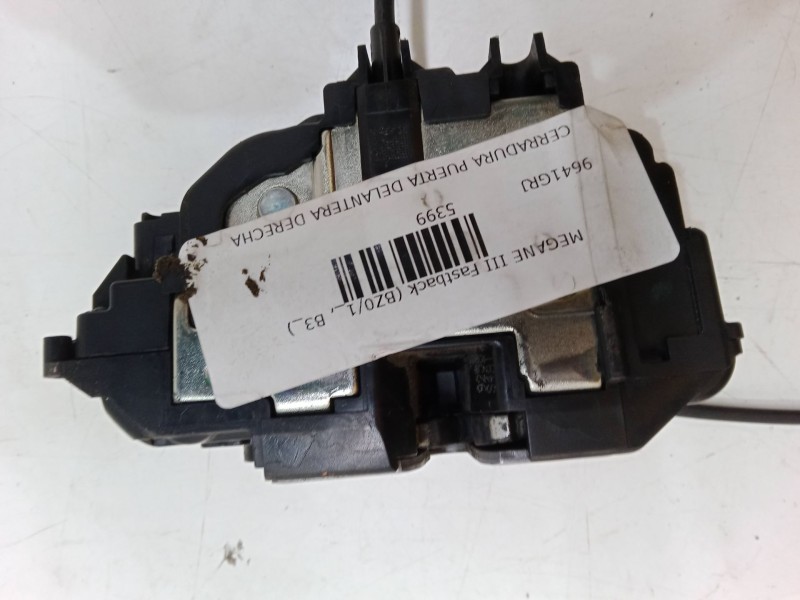 Recambio de cerradura puerta delantera derecha para renault megane iii hatchback (bz0/1_, b3_) 1.5 dci referencia OEM IAM   