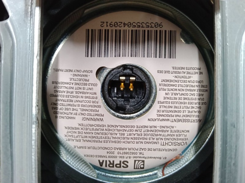 Recambio de airbag volante para citroën c2 (jm_) 1.4 referencia OEM IAM 96380009VD  