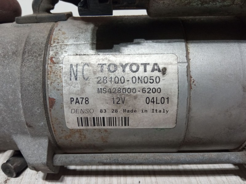 Recambio de motor arranque para toyota auris (_e15_) 1.4 d-4d (nde150_) referencia OEM IAM 28100-0N050 MS428000-6200 