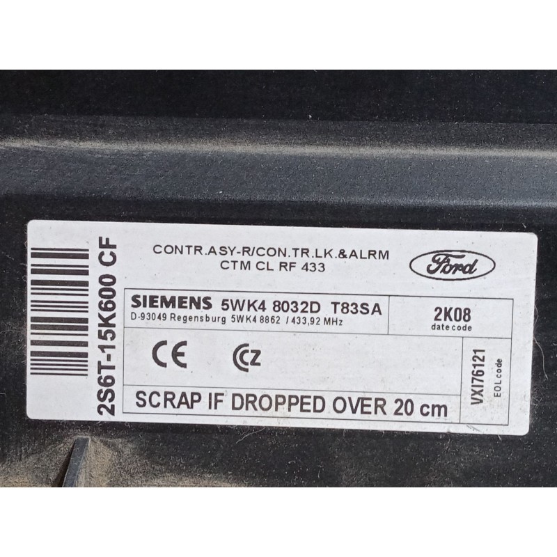 Recambio de bsi para ford fusion (ju_) 1.6 referencia OEM IAM 2S6T15K600CF  