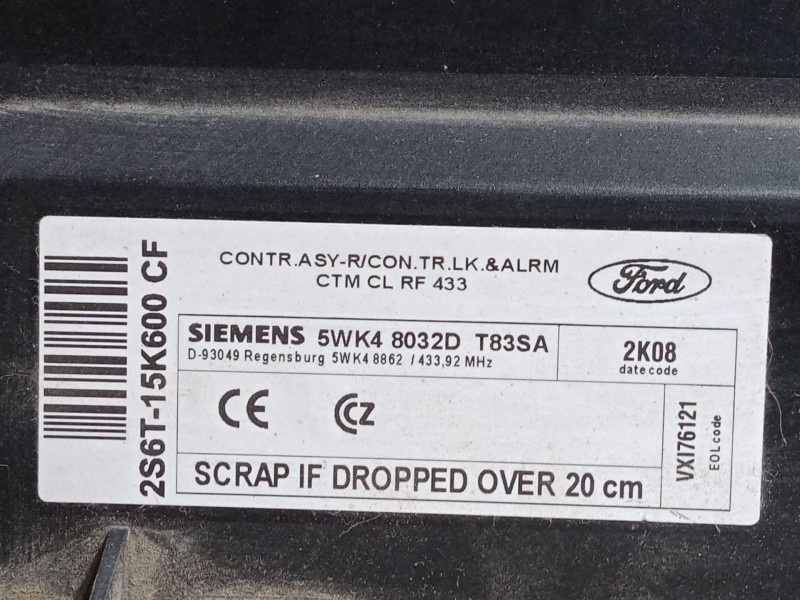 Recambio de bsi para ford fusion (ju_) 1.6 referencia OEM IAM 2S6T15K600CF   Recambio de bsi para ford fusion (ju_) 1.6 referencia OEM IAM 2S6T15K600CF