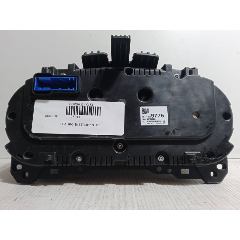 Recambio de cuadro instrumentos para opel corsa e (x15) 1.4 (08, 68) referencia OEM IAM 367030224.509775FG1F02612Q  