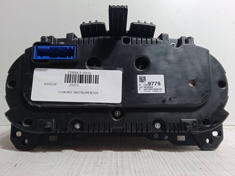 Recambio de cuadro instrumentos para opel corsa e (x15) 1.4 (08, 68) referencia OEM IAM 367030224.509775FG1F02612Q  
