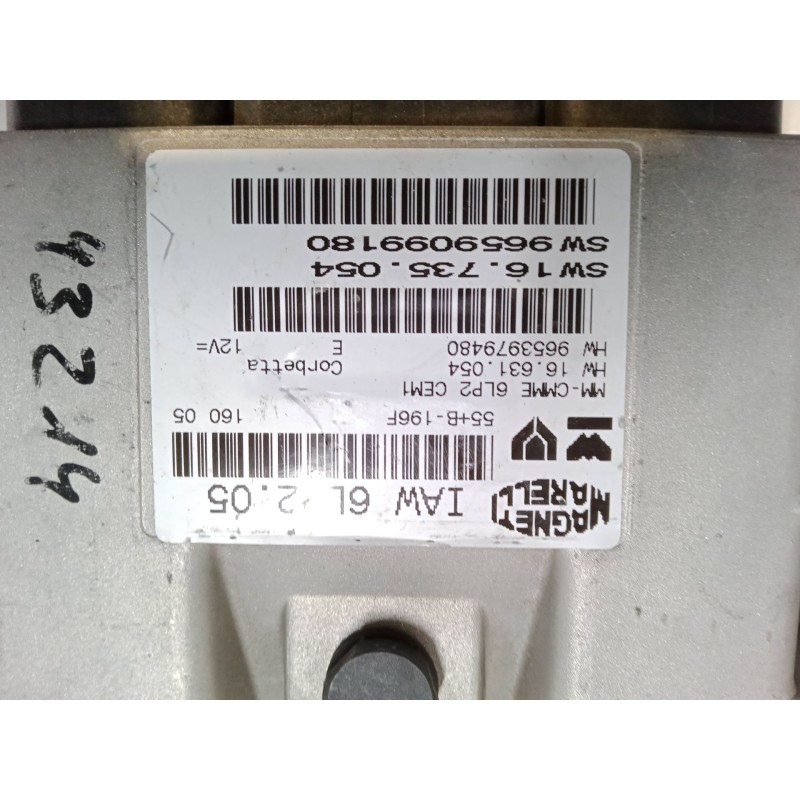 Recambio de centralita motor uce para citroën c4 i (lc_) 1.4 16v referencia OEM IAM SW16735054  SW9659099180