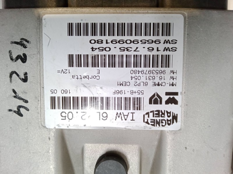Recambio de centralita motor uce para citroën c4 i (lc_) 1.4 16v referencia OEM IAM SW16735054  SW9659099180