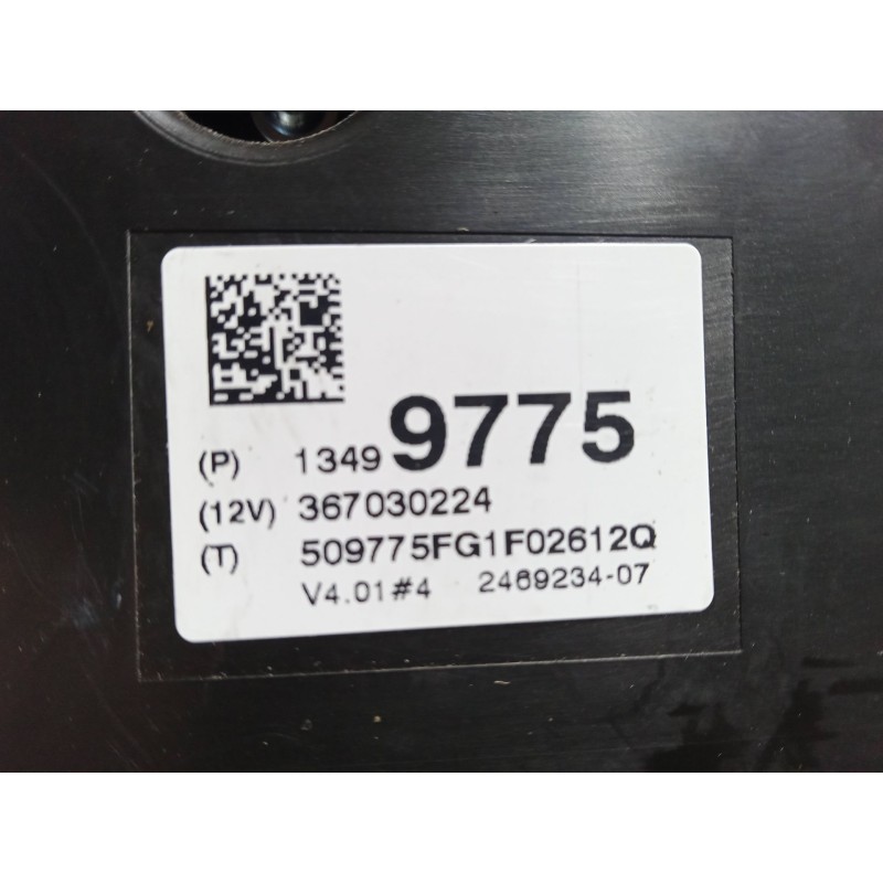 Recambio de cuadro instrumentos para opel corsa e (x15) 1.4 (08, 68) referencia OEM IAM 367030224.509775FG1F02612Q  