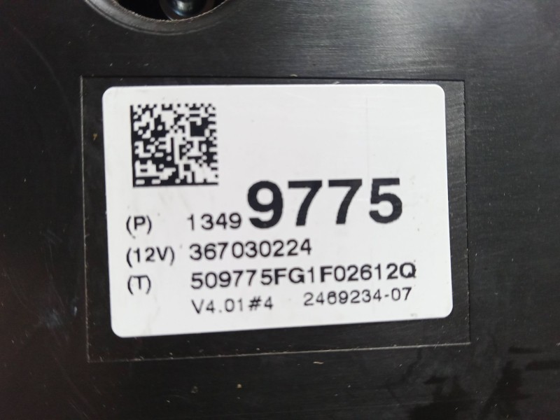 Recambio de cuadro instrumentos para opel corsa e (x15) 1.4 (08, 68) referencia OEM IAM 367030224.509775FG1F02612Q  