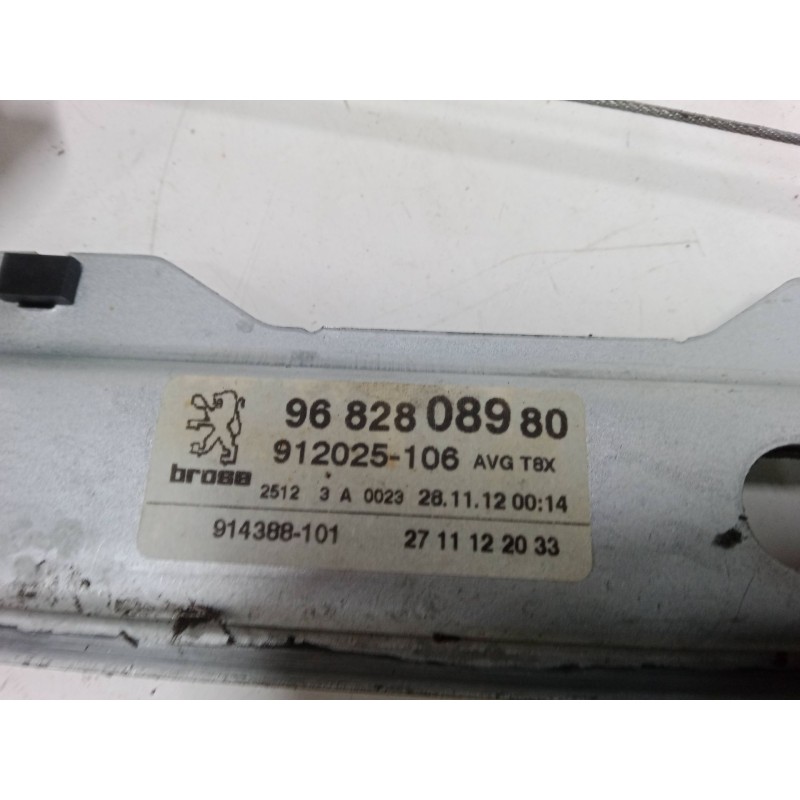 Recambio de elevalunas electrico delantero izquierdo para peugeot 5008 (0u_, 0e_) 1.6 hdi referencia OEM IAM 9682808980  