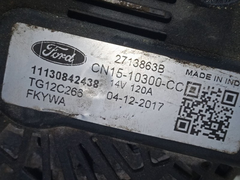 Recambio de alternador para ford ka+ iii (uk, fk) 1.2 ti-vct referencia OEM IAM   