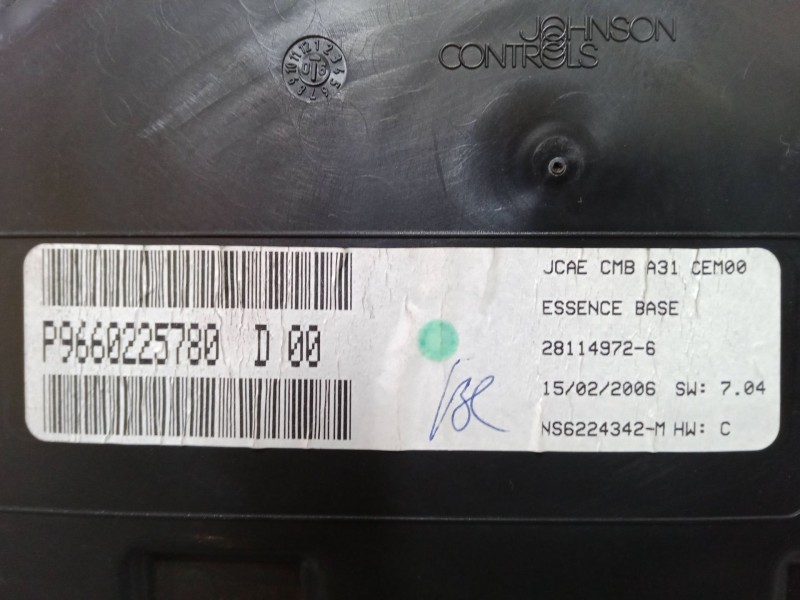 Recambio de cuadro instrumentos para citroën c3 i (fc_, fn_) 1.4 i referencia OEM IAM P9660225780D00  28114972-6