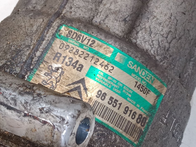 Recambio de compresor a/a para citroën c2 (jm_) 1.4 referencia OEM IAM 9655191680  https://www.google.com/search?q=9655191680&sc