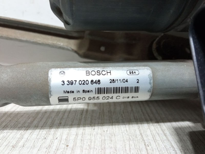 Recambio de motor limpiaparabrisas delantero derecho para seat altea (5p1) 1.9 tdi referencia OEM IAM 5P0955024C  