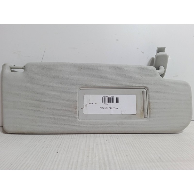 Recambio de parasol derecho para seat leon (1p1) 1.6 tdi referencia OEM IAM   