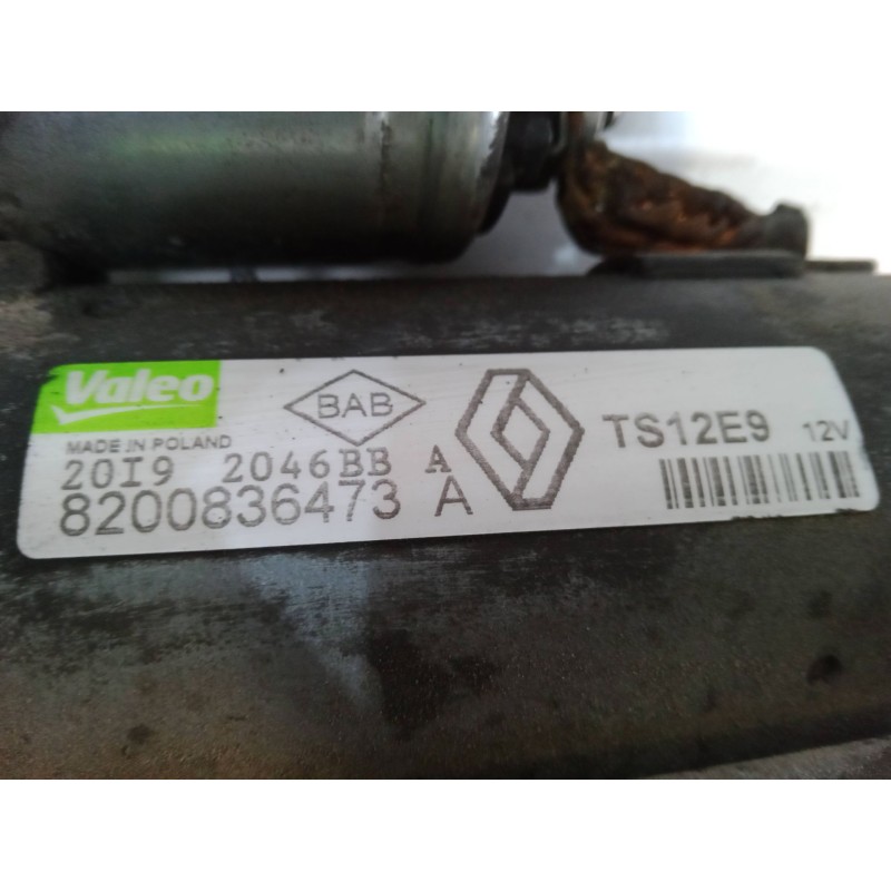 Recambio de motor arranque para renault megane iii hatchback (bz0/1_, b3_) 1.5 dci referencia OEM IAM 8200836473  TS12E9
