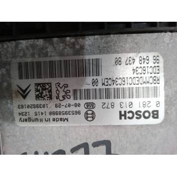 CENTRALITA MOTOR UCE 0281013872 EDC 16C34 9664843780