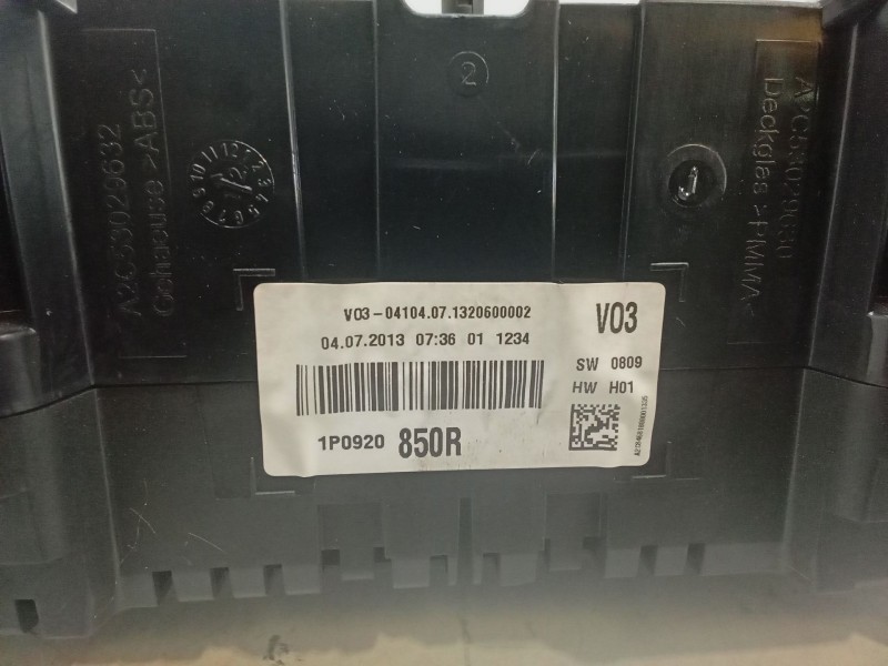 Recambio de cuadro instrumentos para seat altea xl (5p5, 5p8) 1.6 tdi referencia OEM IAM 1P0920850R  A2C84681800