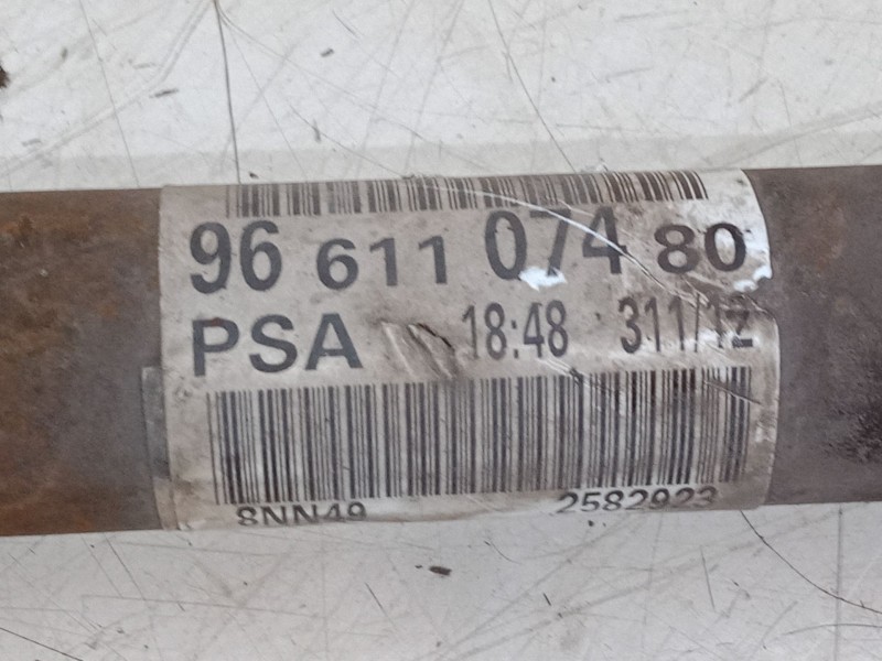Recambio de transmision delantera derecha para peugeot 5008 (0u_, 0e_) 1.6 hdi referencia OEM IAM 9661107480  