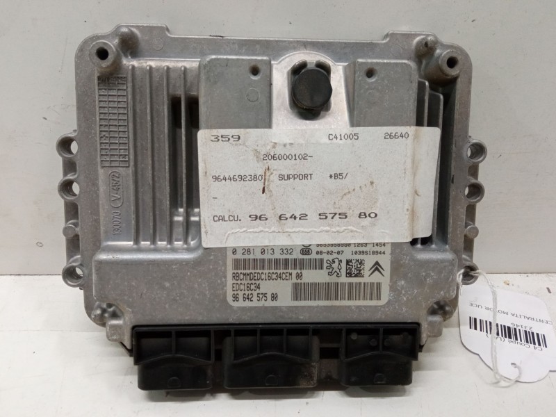 Recambio de centralita motor uce para citroën c4 coupé (la_) 1.6 hdi referencia OEM IAM 9664257580 EDC16C34 0281013332