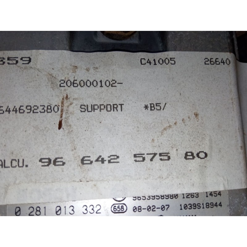 Recambio de centralita motor uce para citroën c4 coupé (la_) 1.6 hdi referencia OEM IAM 9664257580 EDC16C34 0281013332