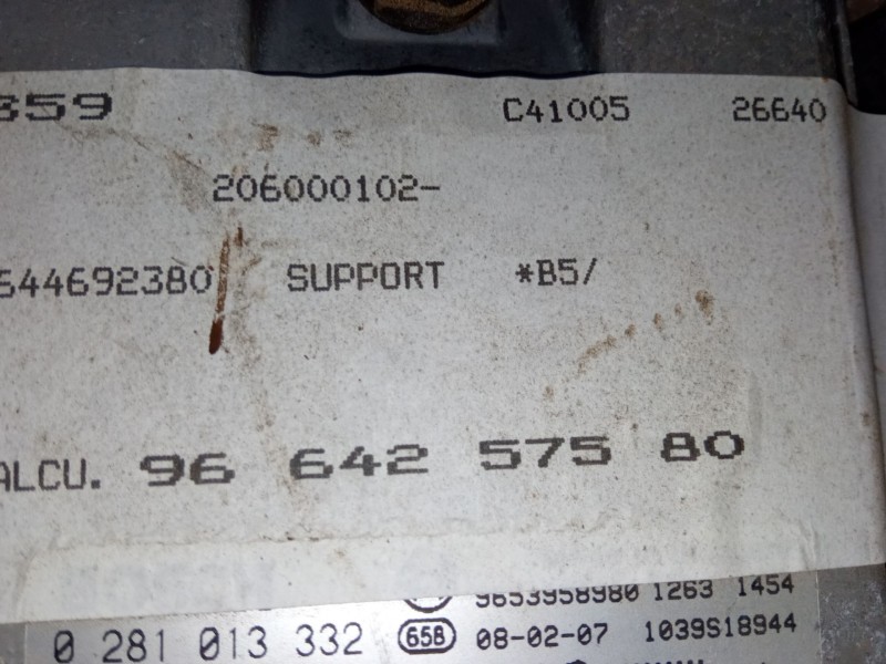 Recambio de centralita motor uce para citroën c4 coupé (la_) 1.6 hdi referencia OEM IAM 9664257580 EDC16C34 0281013332