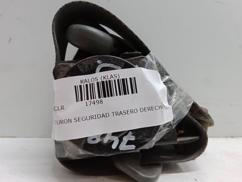 Recambio de cinturon seguridad trasero derecho para daewoo kalos (klas) 1.2 referencia OEM IAM   