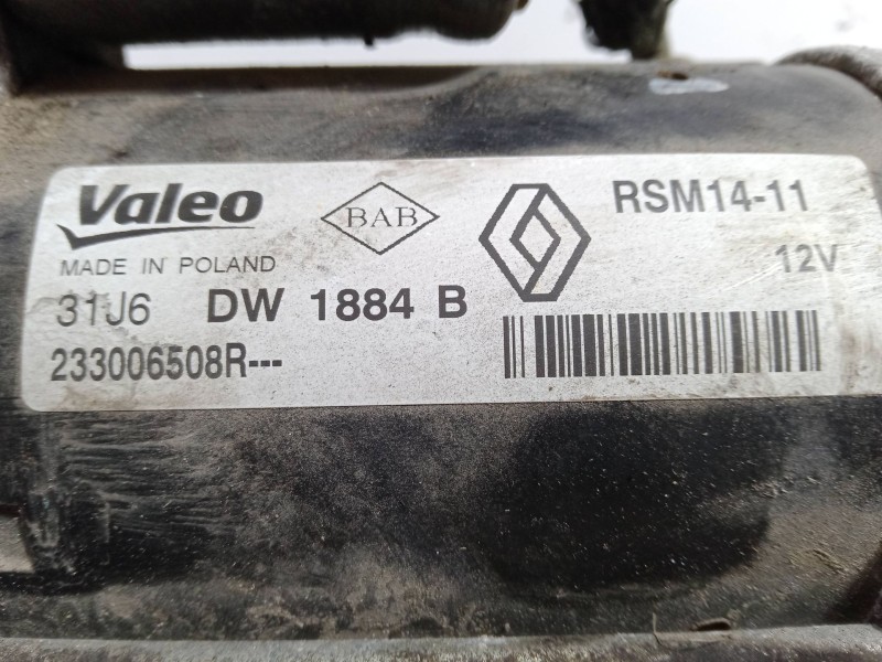 Recambio de motor arranque para renault clio iv (bh_) 1.5 dci 90 referencia OEM IAM 31J6DW1884B.233006508R---  