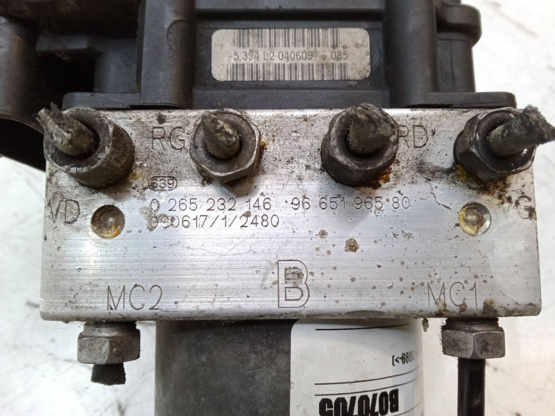 Recambio de abs para citroën xsara picasso (n68) 1.6 hdi referencia OEM IAM 0265232146  9665196580