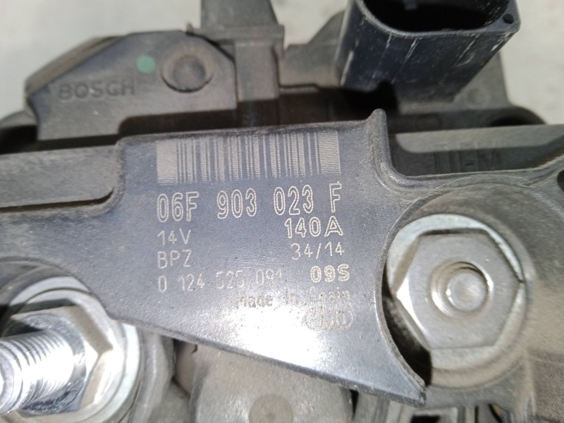 Recambio de alternador para skoda rapid (nh3, nk3, nk6) 1.6 tdi referencia OEM IAM 06F903023F  0124525091