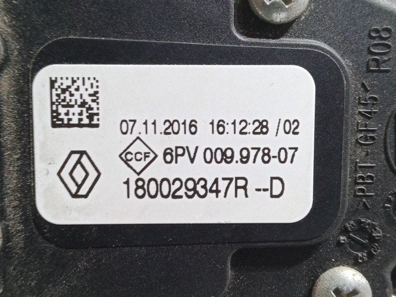 Recambio de pedal acelerador para renault clio iv (bh_) 1.5 dci 90 referencia OEM IAM 6PV009.978-07.180029347R--D  