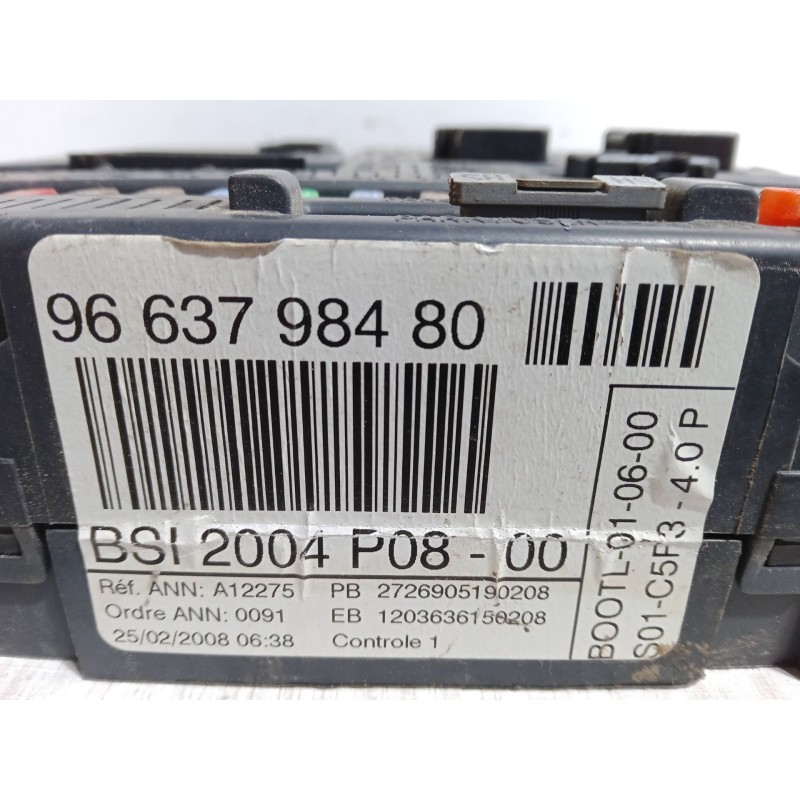 Recambio de bsi para citroën c4 coupé (la_) 1.6 hdi referencia OEM IAM 9663798480 BOOTL010600 BSI 2004 P08-00