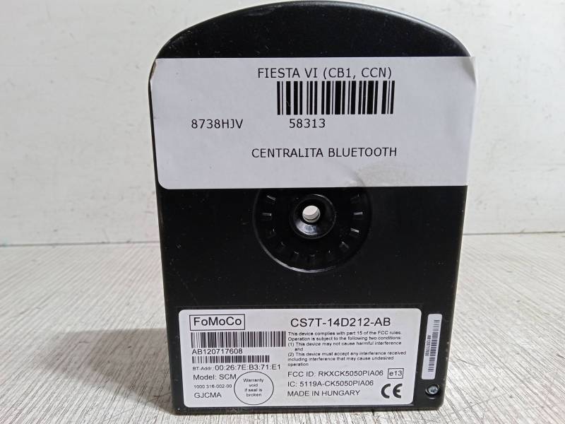 CENTRALITA BLUETOOTH CS7T14D212AB 