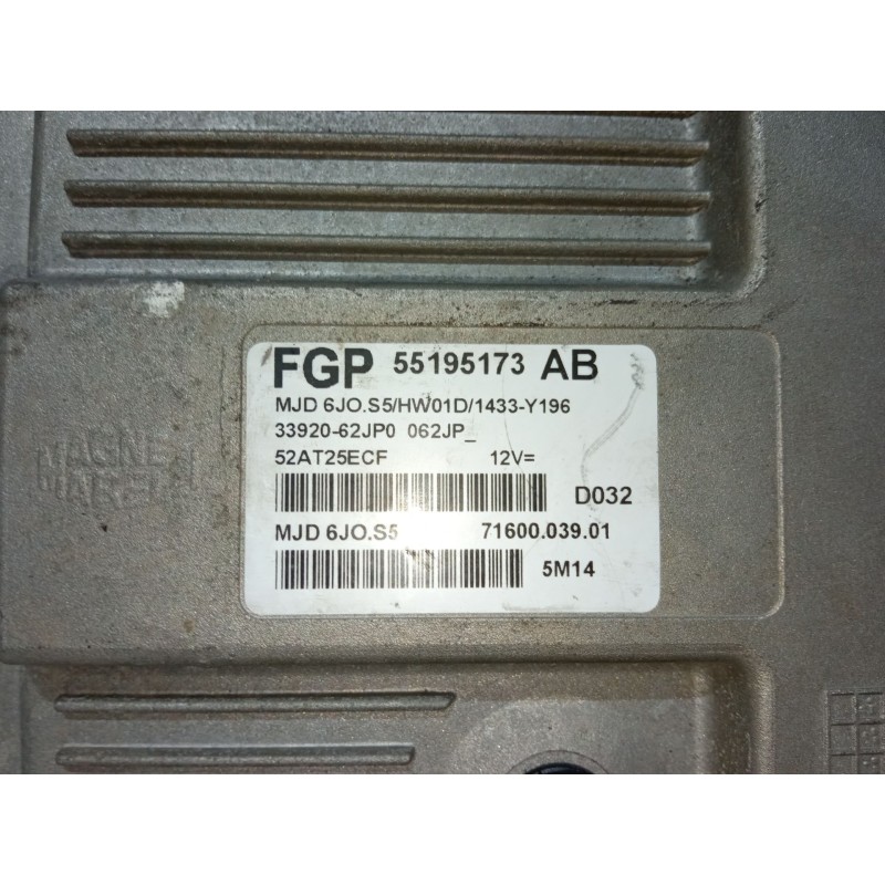 Recambio de centralita motor uce para suzuki swift iii (mz, ez) 1.3 ddis (rs 413d) referencia OEM IAM FGP55195173ABMJD6JO.S5HW01