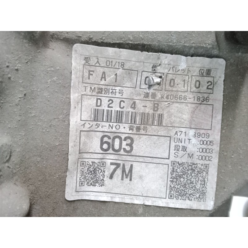 Recambio de caja de cambios manual 6 velocidades para mazda 3 sedán (bk) 2.0 mzr-cd (bk12) referencia OEM IAM   